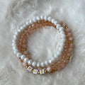 Custom Initial Bracelet Set